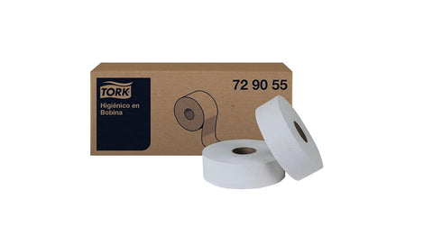 Tork Higienico en bobina Universal Blanco · caja con 6 piezas · 250 mts