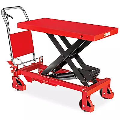 Mesa de Elevación Manual · Estándar · 102 × 51 cm · 998 kg · 1 pieza