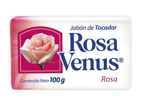 Jabón de Tocador Rosa Venus · Caja 60 pzas de 100 g