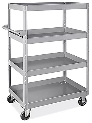 Carrito de Acero de 4 Repisas · 102 × 61 × 152 cm · 1 pieza