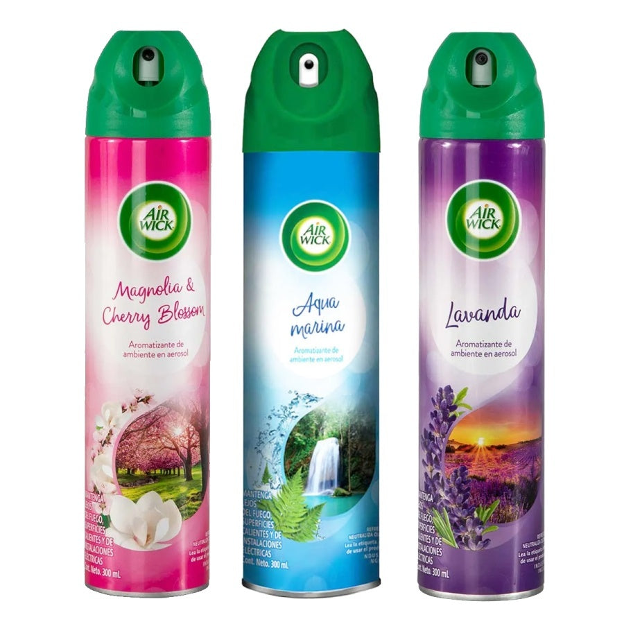 Aromatizante en Aerosol Air Wick · 300 g · varios aromas