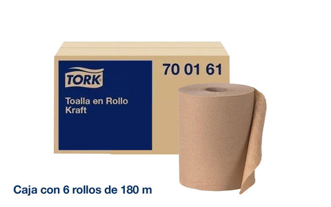 Tork Toalla en Rollo Universal Blanco · caja con 6 piezas · 180 mts