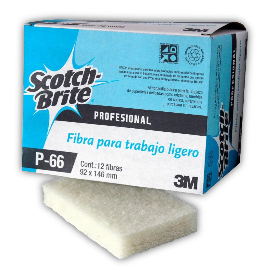 Fibra Blanca Suave Scotch-Brite · Modelo P-66