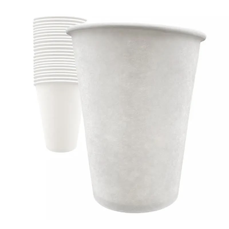 Vaso de Papel Biodegradable Decorado 12 oz · Manga con 50 piezas