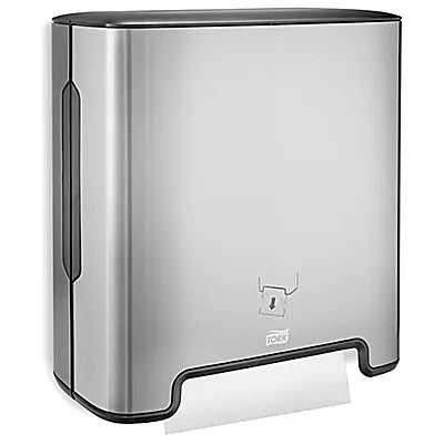 Tork Matic Despachador Manual para Toallas en Rollo · Acero Inoxidable · Sistema H1 · 1 pieza