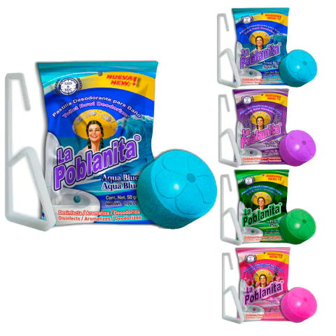 Pastilla Desodorante para WC Poblanita · 50 g