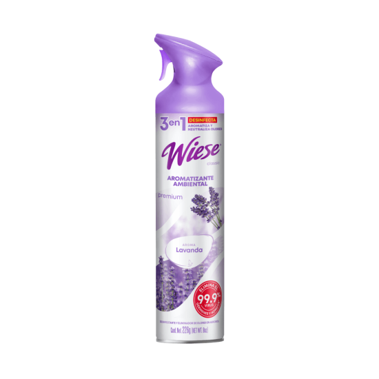 Desinfectante en Aerosol 3 en 1 Premium Wiese · 226 g