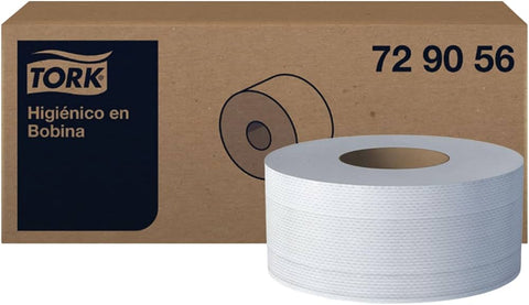 Tork Higienico en bobina Universal Blanco · caja con 12 piezas · 180 mts