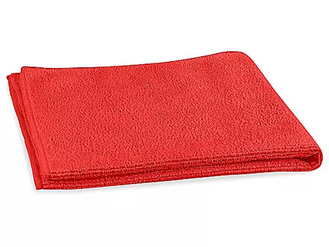 Toalla de Microfibra Roja 41 x 41 cm · 280 GSM · Código de Color Baños