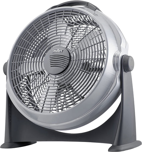 Ventilador de Piso MAN FREAL-2020 · 20 pulgadas · 3 Velocidades · 125 W · Gris