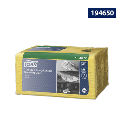 Tork Paño de Limpieza de Larga Duración AMARILLO · caja con 8 piezas · 40 hjs