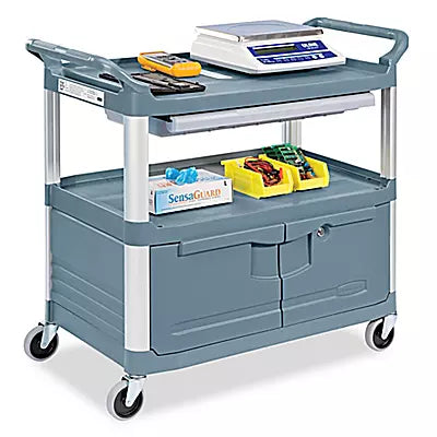 Rubbermaid Carrito de Servicio con Gabinete · 1 pieza