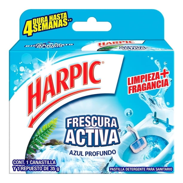 Pastilla para WC con Canastilla Harpic · 35g