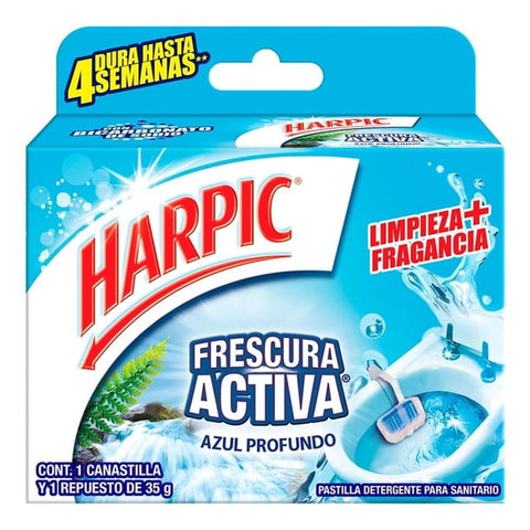Pastilla para WC con Canastilla Harpic · 35g