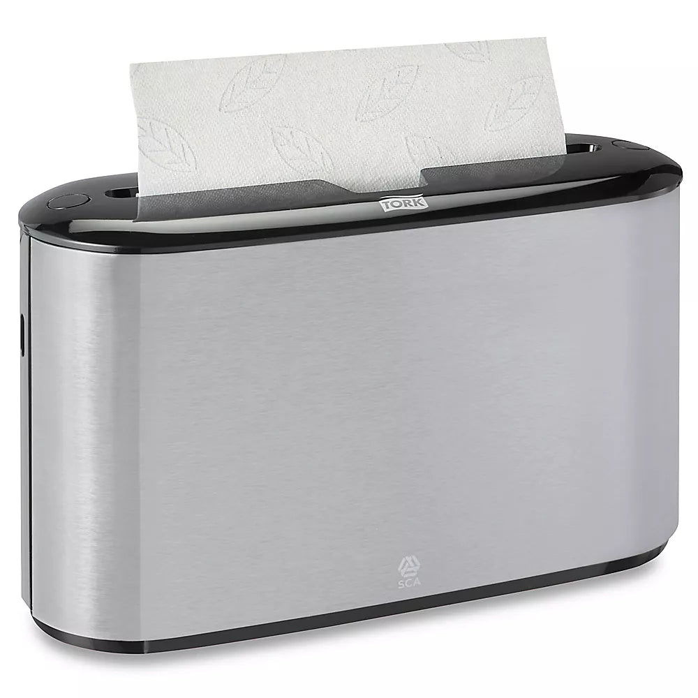 Tork Xpress Despachador de Mesa para Toallas Interdobladas · Acero Inoxidable · Sistema H2 · 1 pieza