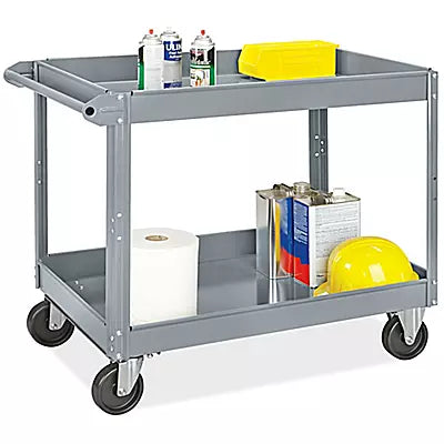Carrito de Acero · 102 × 61 × 81 cm · Gris · 1 pieza
