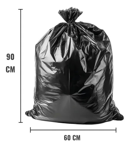 Bolsa Negra para Basura 90 × 60 cm · Venta por kilo