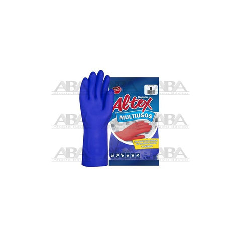 Guantes de Látex Azul Altex · Tallas 7 y 8