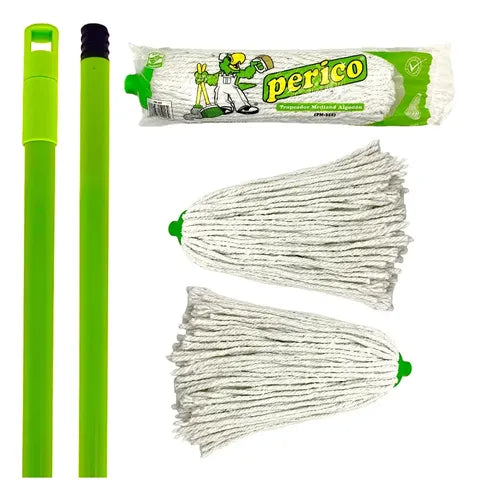 Mechudo con Bastón Perico · Modelo PM350 · Pabilo 350 gramos